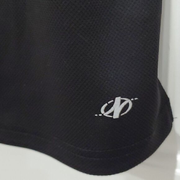 NordicTrack mens black polo, size large - Picture 3 of 4